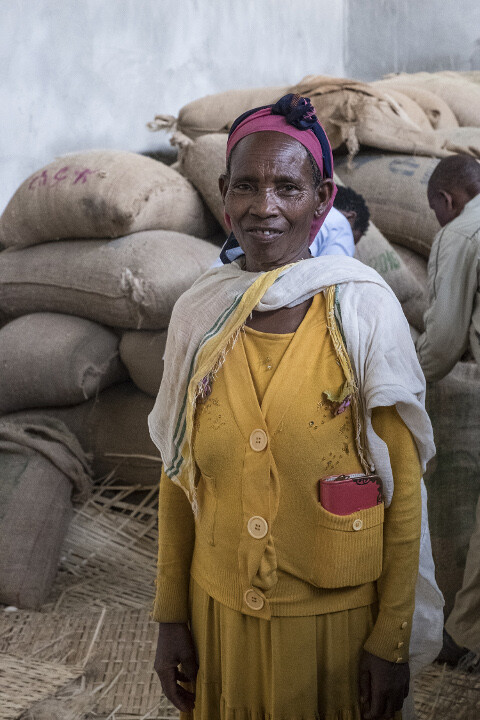 Kaffeebauern in Äthiopien: Kaffeebäuerin Jilo Rufo