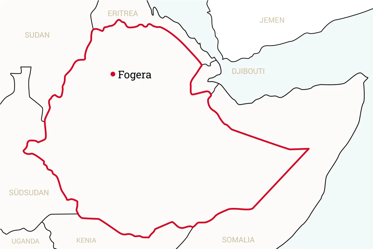 Projektkarte Fogera Stiftung Menschen für Menschen_roboto slab