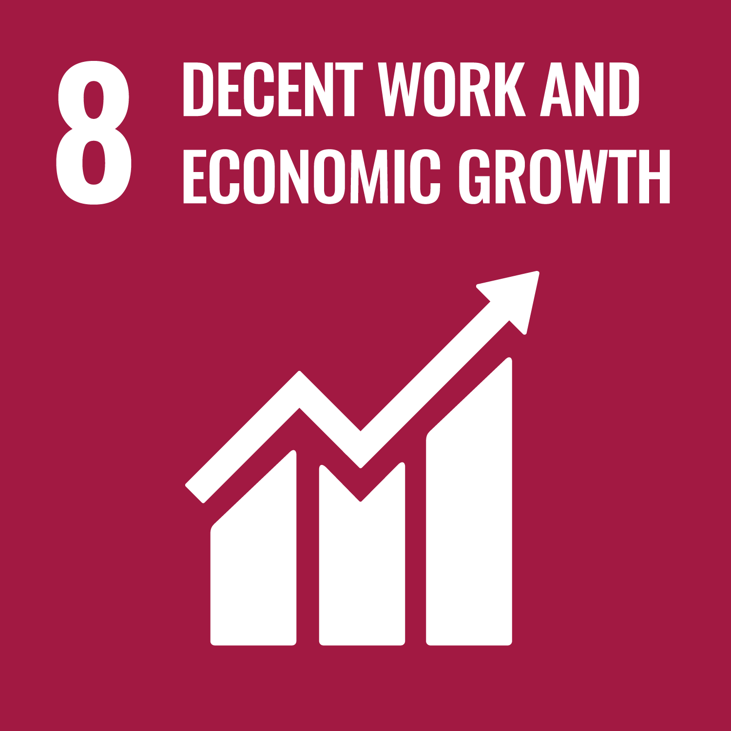 SDG 8-Icon "Decent Work and Economic Growth"