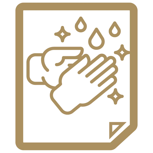 MfM-Icon Hygieneaufklärung | Stiftung Menschen für Menschen Icon: Infotagel "Hände waschen"